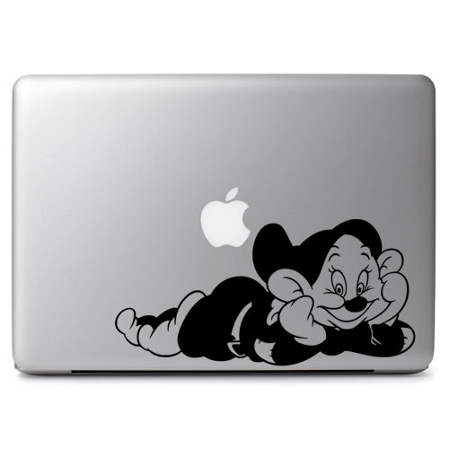 Dopey Dwarf Decal Sticker for Auto Car Window Bumper Wall Decor Macbook Laptop - Picture 3 of 7