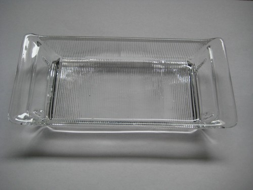 WMF Kabarett 514 WAGENFELD Cromargan Glas Pressglas 60er 1960 selten rar Einsatz - Bild 4 von 7