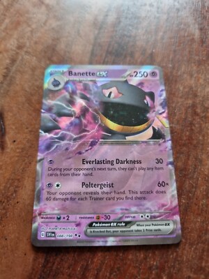 Banette ex 088/198 Double Rare - Scharlachrot & Violett - Pokémon TCG