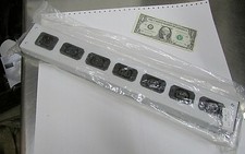 New Power Outlet Strip, with 6 D Type Computer Female Connectors, Germany