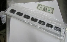 New Power Outlet Strip, with 6 D Type Computer Female Connectors, Germany