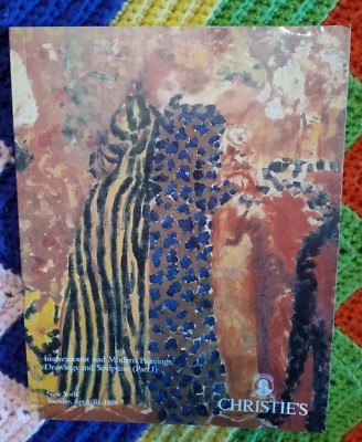 Impressionist & Modern Paintings, Drawings Part I Christie's 1996 Catalog