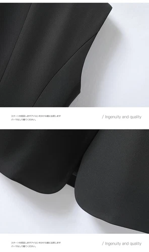 Ropa de trabajo Traje Chaleco Mujer Chaqueta Primavera Otoño Traje Chaleco Un Botón - Imagen 16 de 19