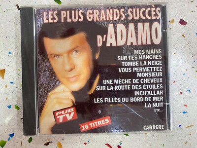 Adamo Cd Les Plus Grands Succès - Mes Mains Sur Tes Hanches Tombe La Neige Nuit