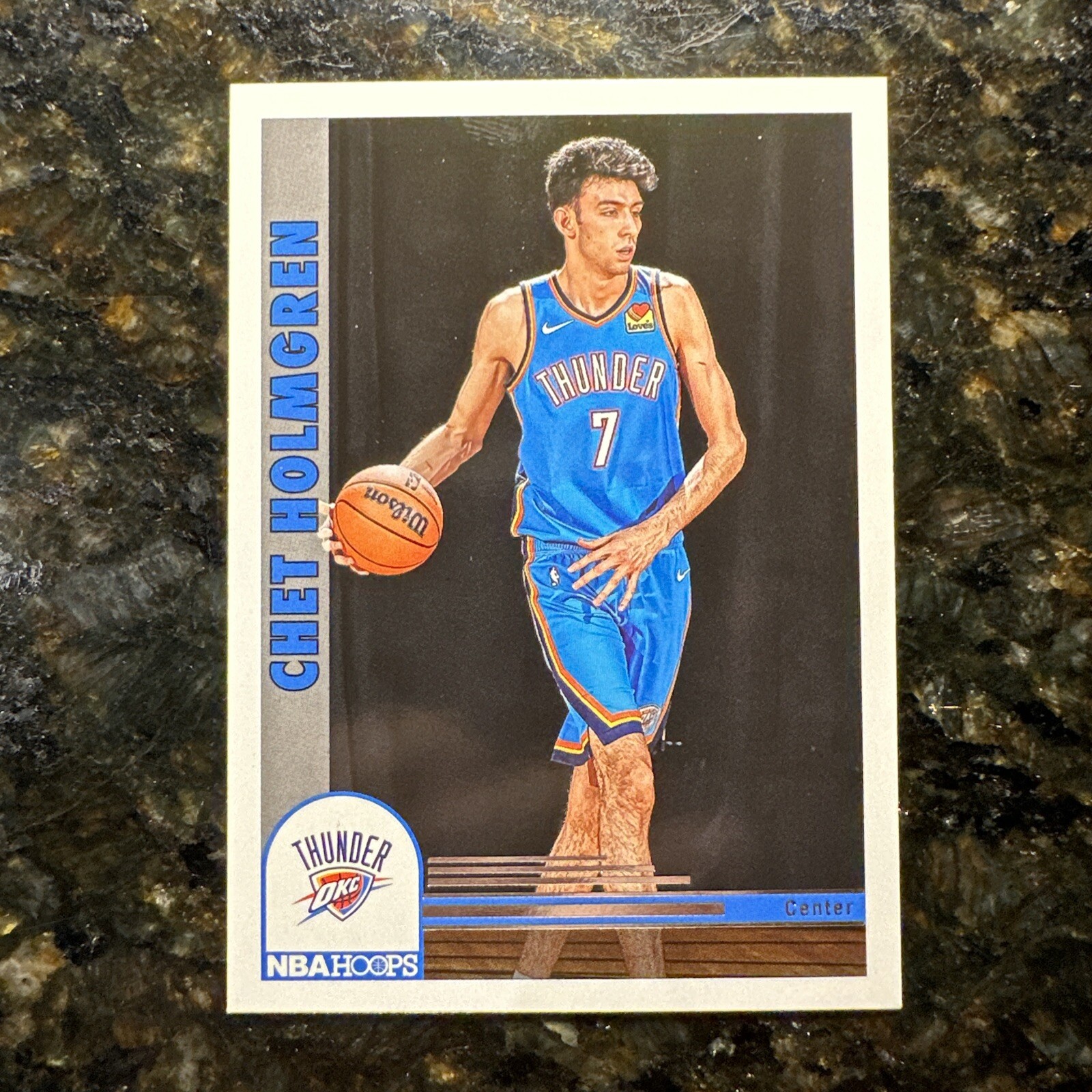 (A62) 2022-23 Panini NBA Hoops Chet Holmgren Tribute Rookie RC #282 OKC Thunder