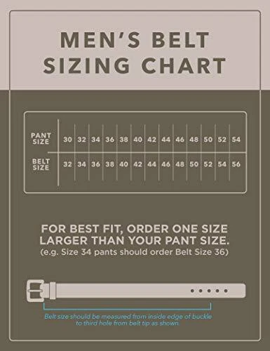 Cinturón de cuero clásico con hebilla de 35 mm para hombre para jeans Foto 2 de 4