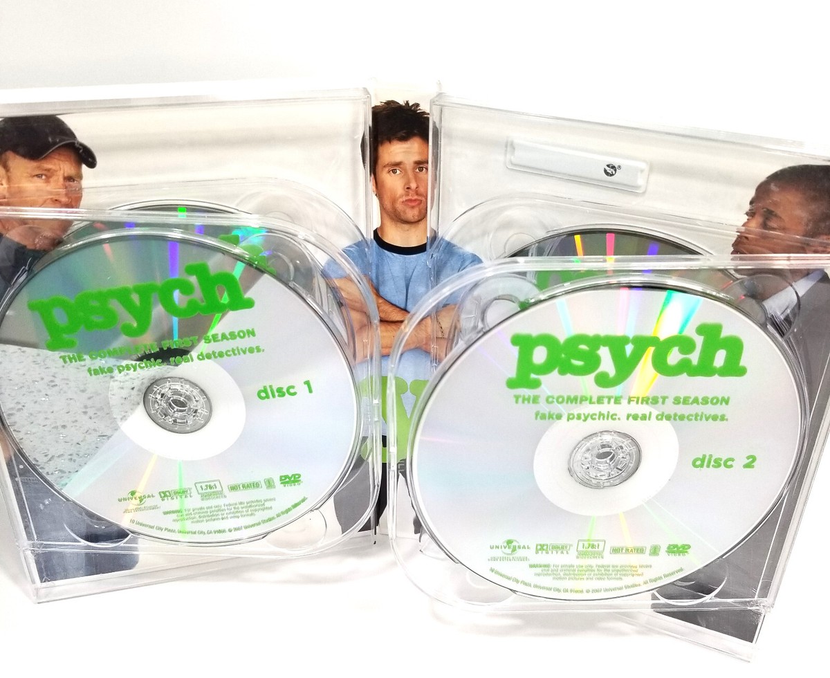 その他 Psych: Complete First &amp; Second Seasons [DVD] Psych: Complete First Season (DVD, 2007) and Complete Second