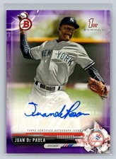 2017 Bowman Autograph Chrome Refractor Prospects Paper SP Complete Your Set PYC