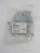 50-Pk Spin Lock Nut 3/8"-16 34294 Pack of 50 Serrated