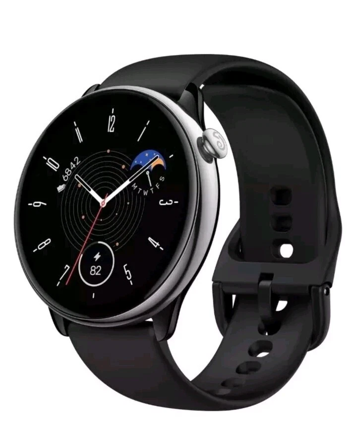 Amazfit GTR Mini 43MM 1.28" Bluetooth Smartwatch Black 120+ Modes Heart Rate NEW