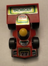 Vintage FE F E Made in Hong Kong Toy Formula One 1 Race Car Racer Red Friction