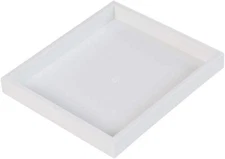 Set of 12 Jewelry Insert Trays White Plastic Display Organizer 8 ¼” x 7 ¼ X 1”