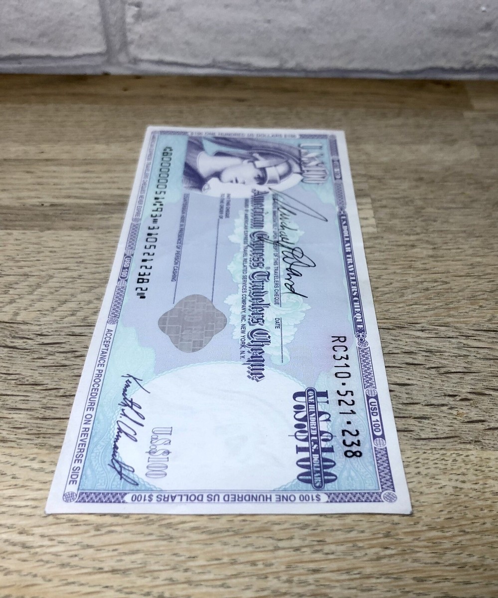American Express トラベラーズチェック 1921-2001 American Express Co. - Specimen Travelers Cheque/Check