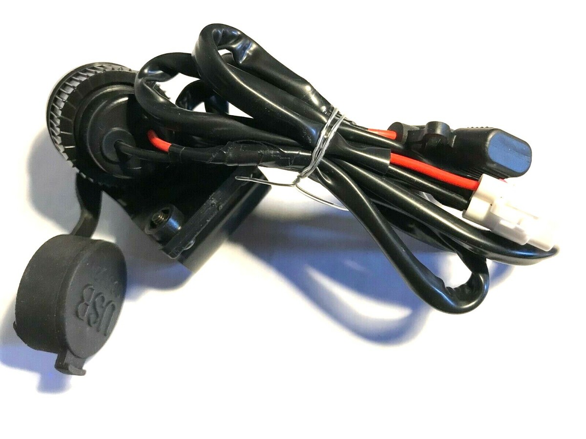 Suzuki dual USB power oulet connector socket V-strom DL650 12-16