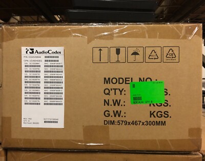 AudioCodes 450HD IP Phone Business Set Black GGWV00644 Box of 8 NEW