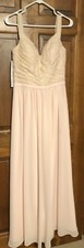 Bill Levkoff Formal Wedding Bridesmaid Prom Evening Dress So 8 Petal Pink S-1250