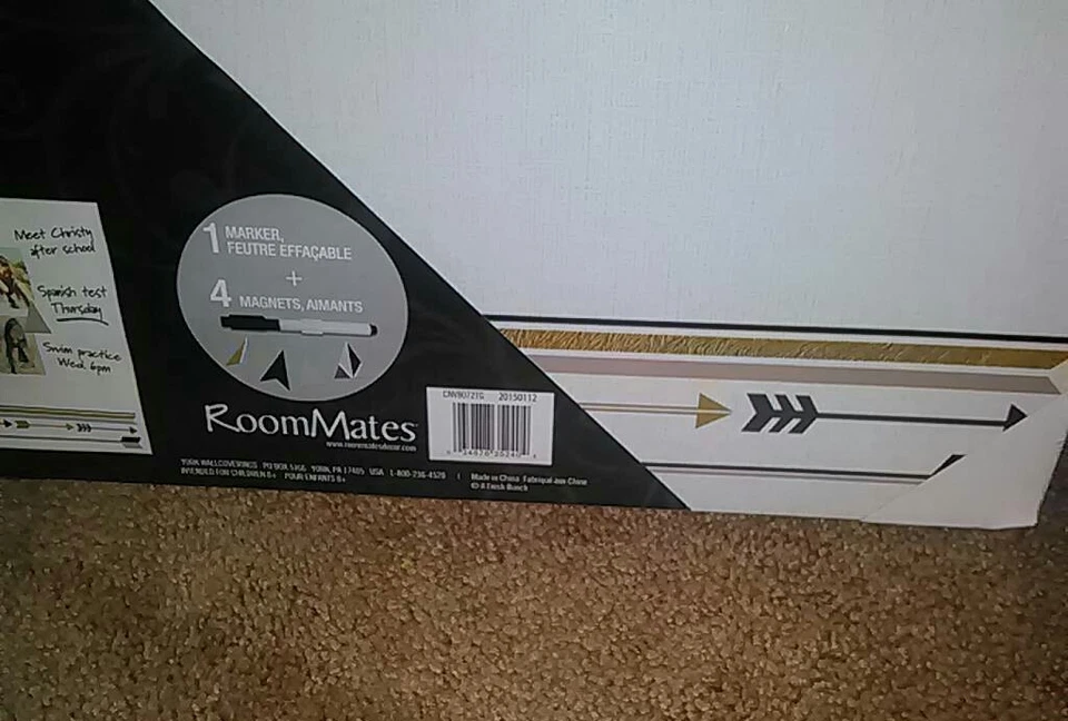 Dry Erase Board & Magnetic Canvas * Includes 4 Magnets!! Brand New In Package* - Image 4 of 4