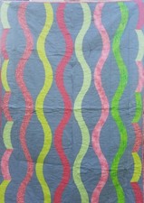 Modern Meandering Wall Hanging Quilt