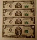 NINE 2013 DALLAS TWO DOLLAR BILL NOTES CONSECUTIVE SERIAL NUMBERS BRAND NEW! — photo 4