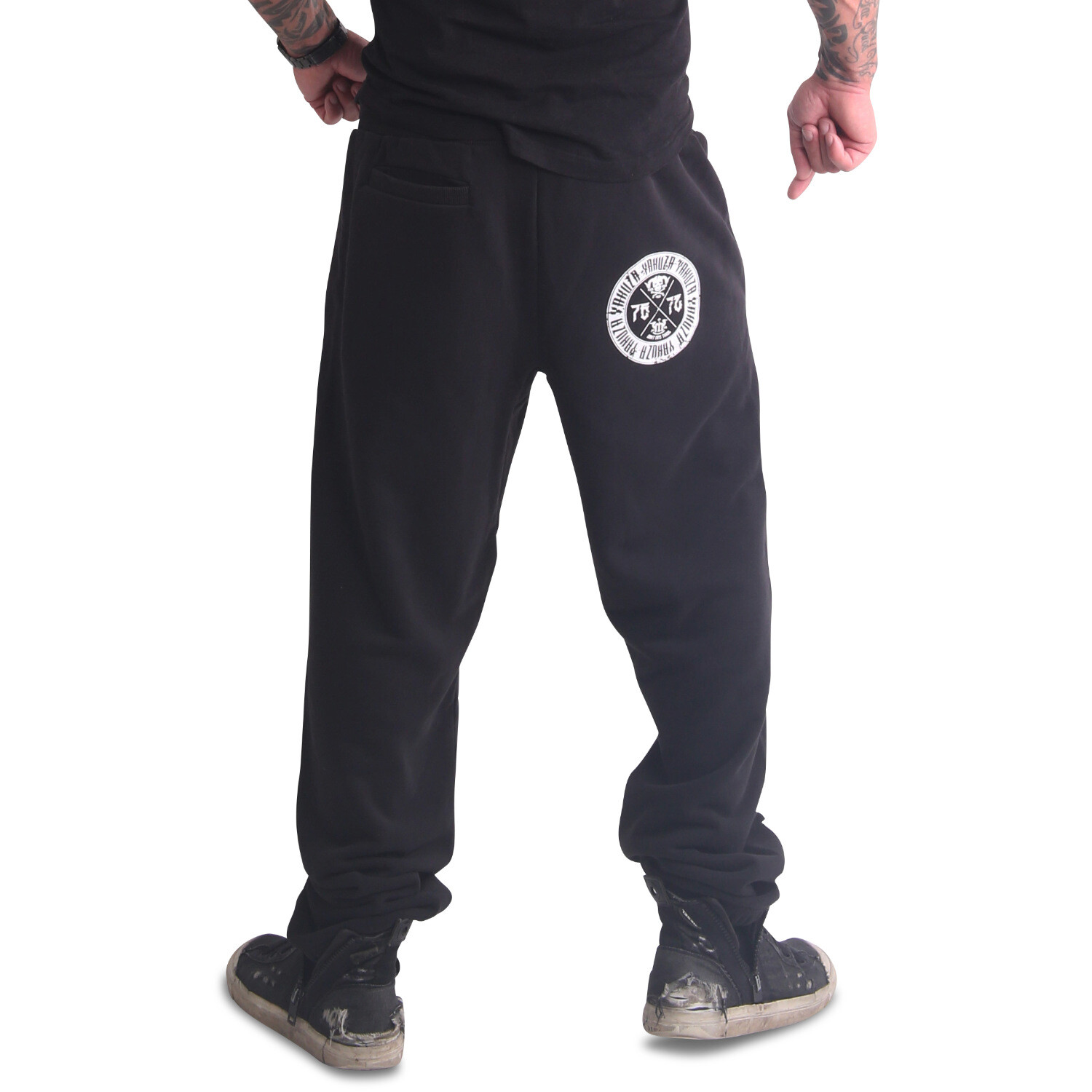 YAKUZA Herren Loose Jogginghose JOB 90005 "Brass Knuckles" black