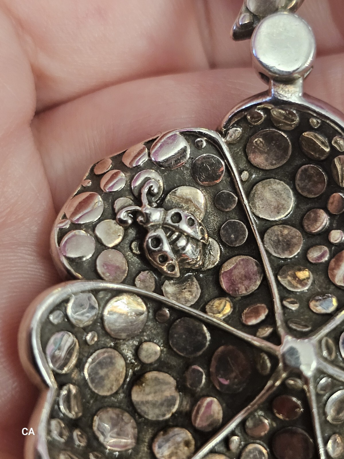 Photo 6 of John Hardy Ayu Frangipani Flower Dot Pendant And Chain 49grams