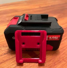 3D Printed Battery Wall/Undershelf Mount for Ozito / Einhell PXC 18V (3 PCS)