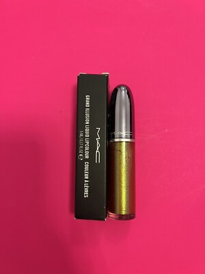 MAC Cosmetics grand illusion liquid lip colour lets rock NEW with Box