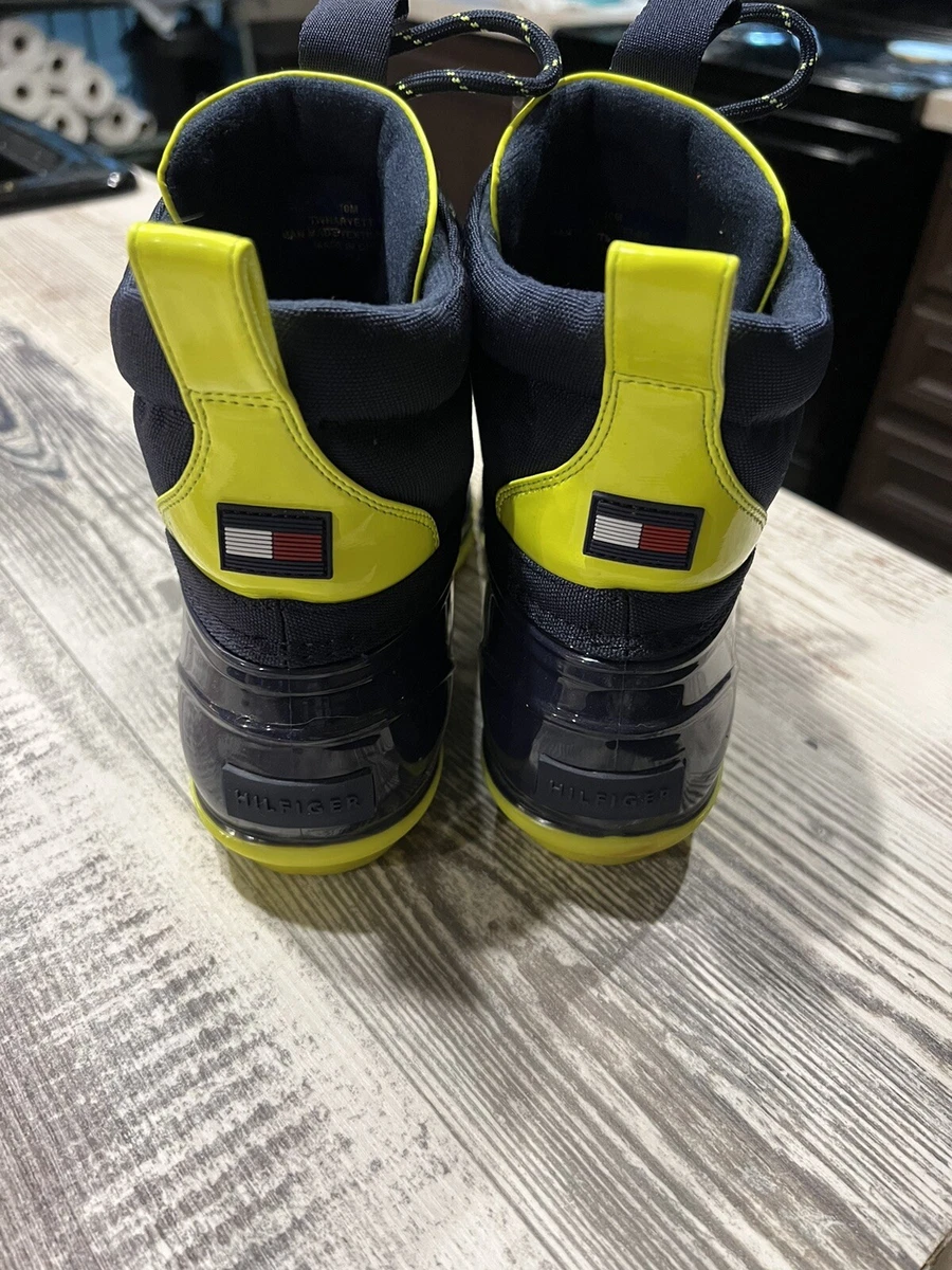 Tommy hilfiger leopard duck cheap boots