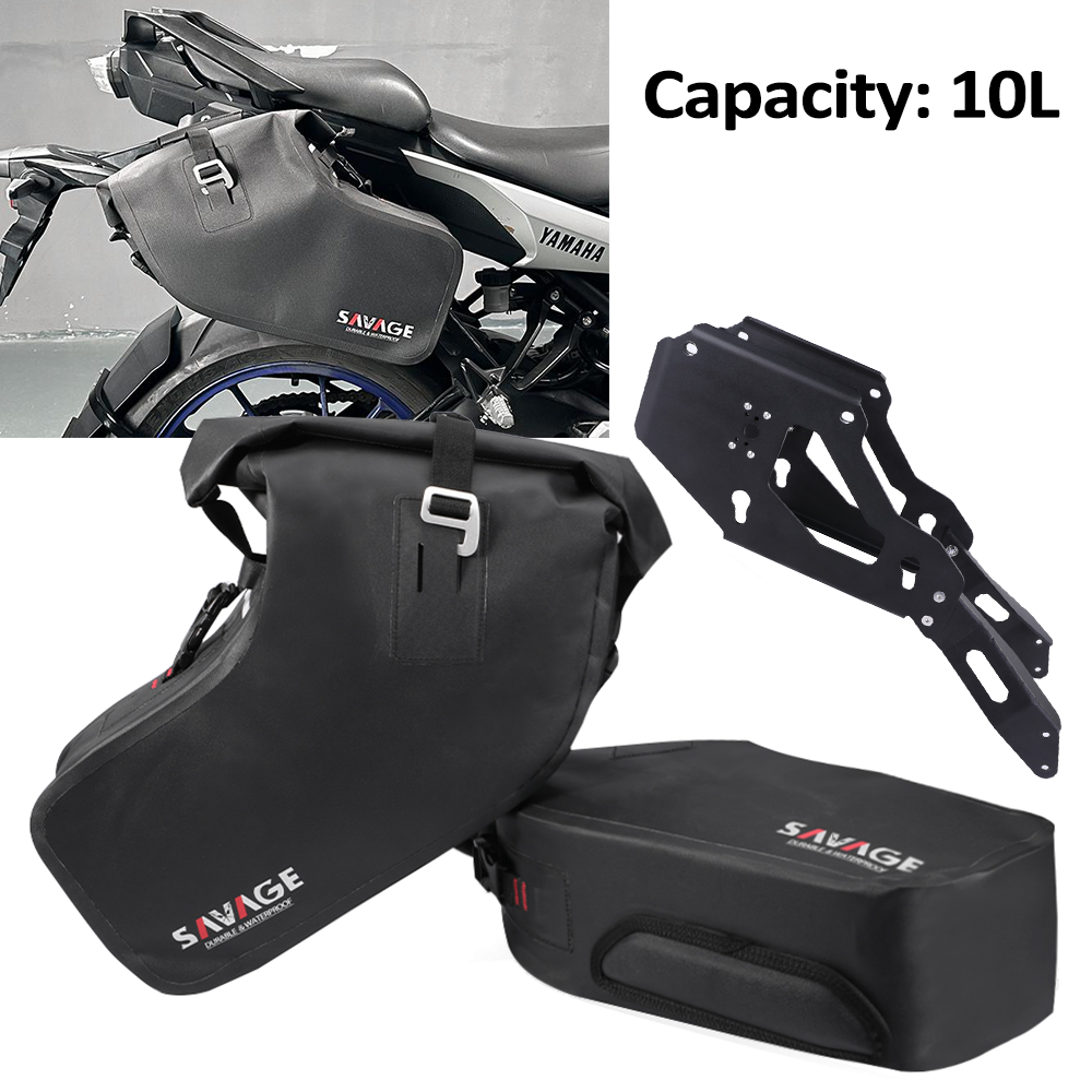 Luggage Rack Side Bag Sidebox Saddlebag Panniers For YAMAHA Tracer 900 2016-2017-image