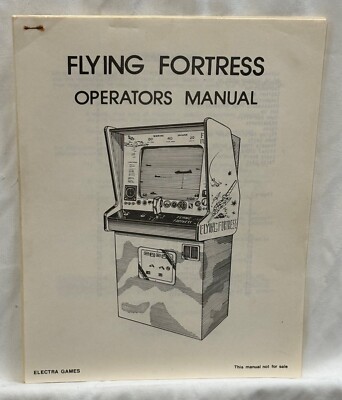 ORIGINAL-ELECTRA-FLYING FORTRESS-OPERATORS MANUAL | eBay