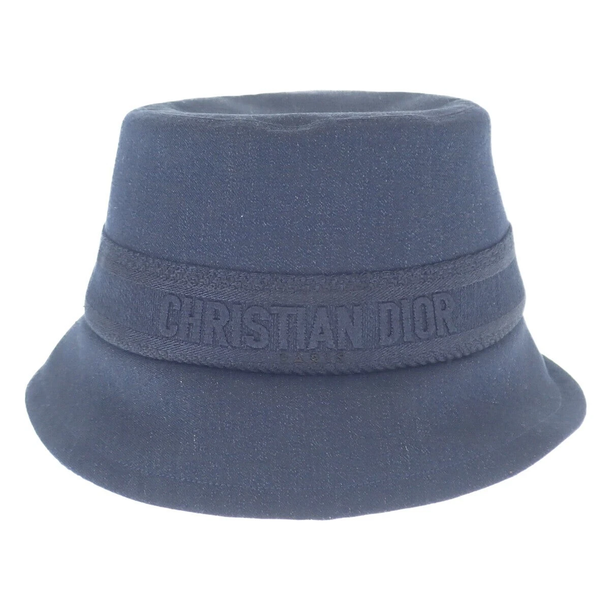 Chapeau Christian Dior Denim Bob chapeau seau marine taille 58 TGIS