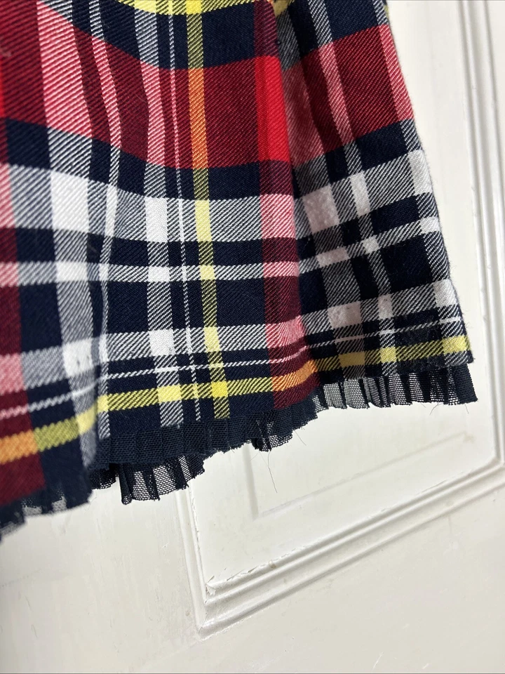 Hartstrings Kilt Plaid Skirt, Net Detail, Holiday, Built In Shorts, Girls 6 - Image 4 of 4