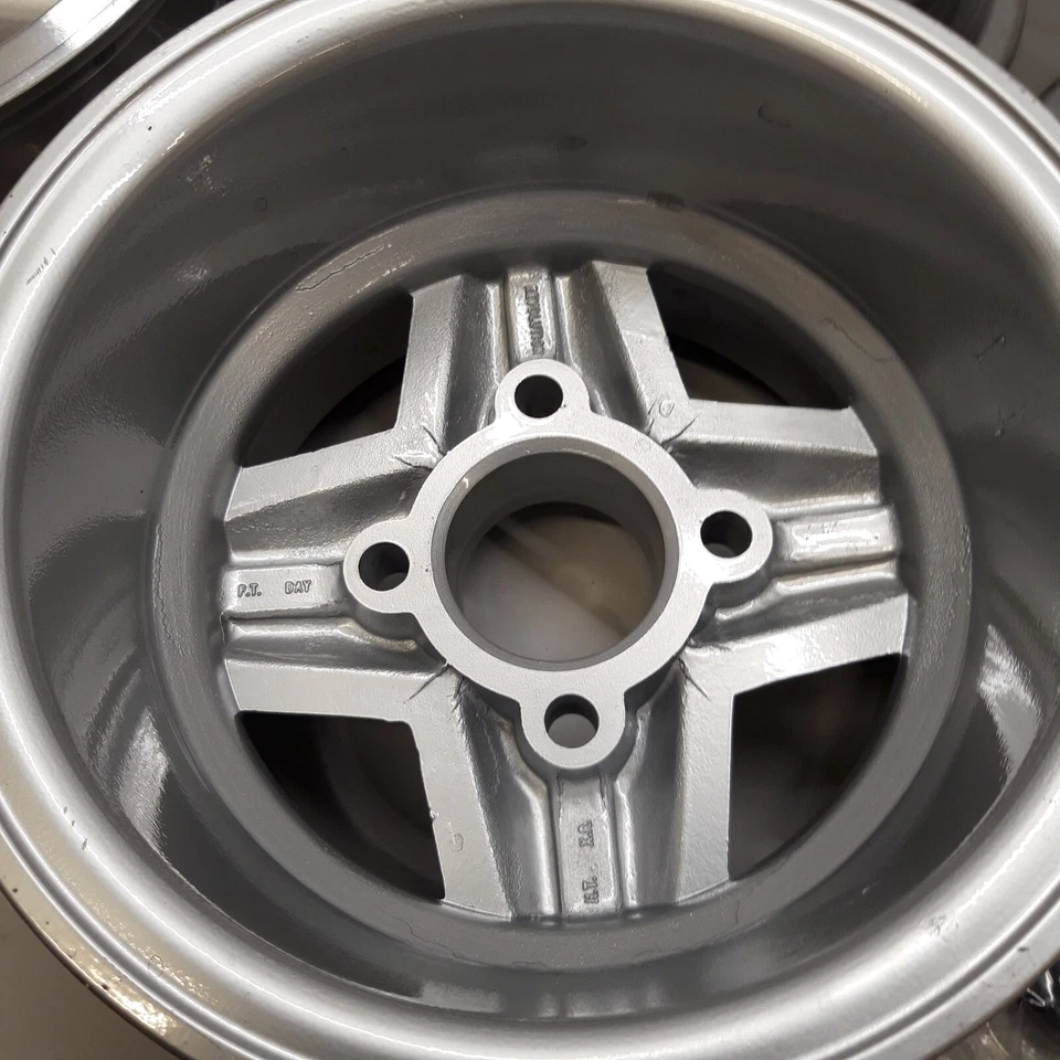 Classic Mini Revolution Alufelge 6j*10 Satz 4 Stück Silber Leyland Austin Rover - Bild 3 von 4