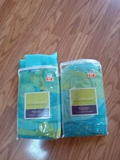 2 Bed Bath Beyond  Mermaid Rod Pocket Panels Open Package 42x84 Long