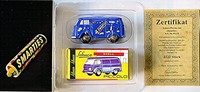 Vw Volkswagen T2 Kastenwagen Smarties 1967-79 Blue 1:90 Schuco Piccolo 05228