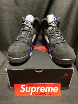 Size 11.5 - Jordan 5 Retro Mid Racer Blue for sale online | eBay