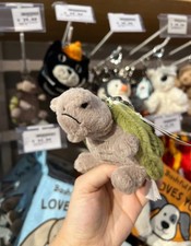 Jellycat Timmy Turtle Bag Charm - Plush Keychain Cute Soft Gift NWT 2026