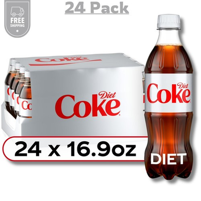 #ad Diet Coke Diet Cola Soft Soda Pop 16.9 fl oz Bottles 24 Pack Drink $100.00