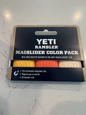 NEW YETI Rambler MagSlider Color Pack Beekeeper Yellow, Papaya, and Peach.
