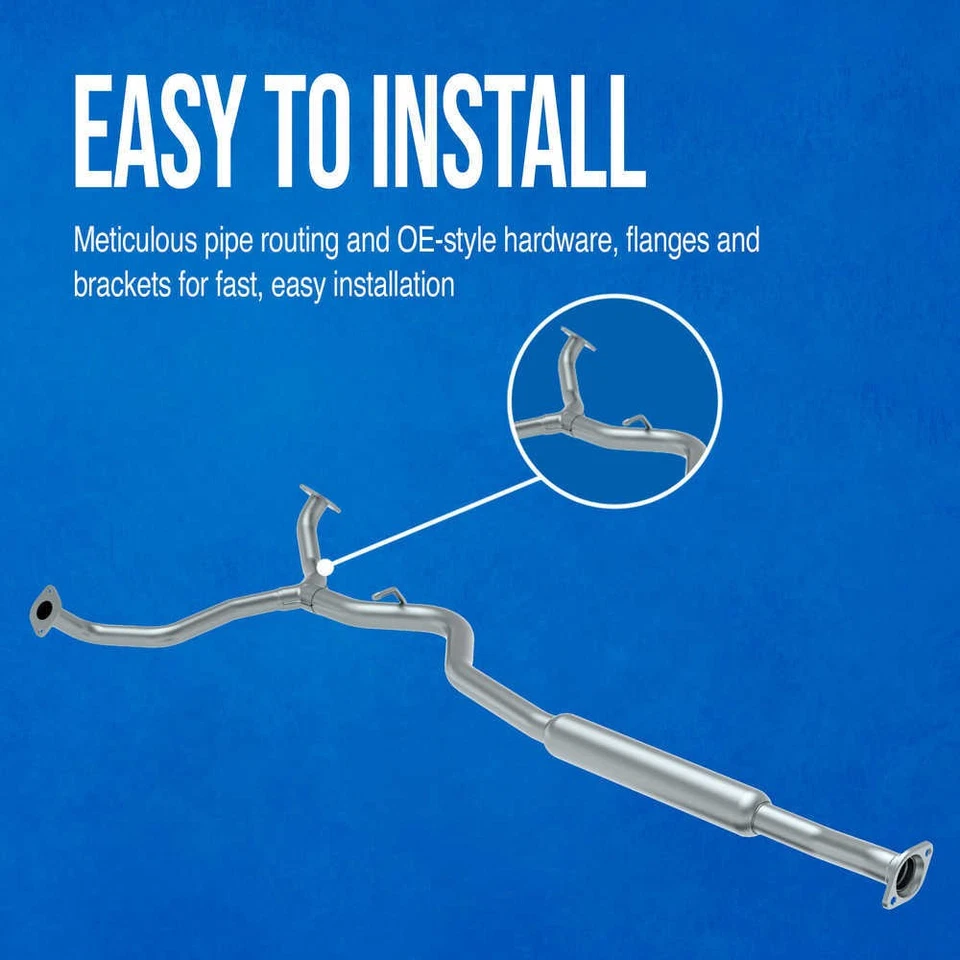 Exhaust Resonator and Pipe Assembly For 2004-2006 Chrysler Pacifica 3.5L V6 - Image 4 of 4