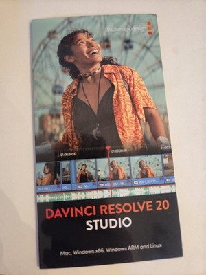 Blackmagic DaVinci Resolve 20 Studio Activation Key per Post NEU