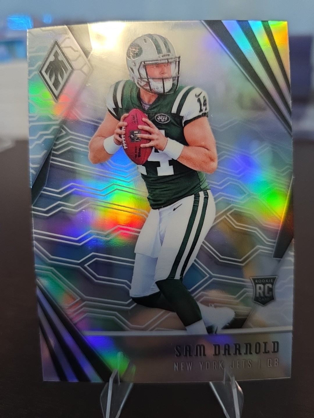 2018 Panini Phoenix Rookies Sam Darnold Silver Prizm SP #103 (RC)