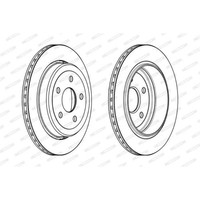 Ferodo 2X Bremsscheibe Hinten Ø330 Mm BelüFtet FüR Jeep Grand Cherokee IV WK