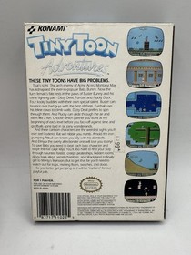 Tiny Toon Adventures NES Nintendo Complete w/ Manual CIB Box Poster VGC