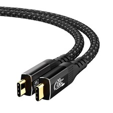 2FT Short USB C to USB C Cable Compatible with Thunderbolt 4/3, USB 3.2 Gen 2...
