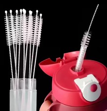 10-Pack Straw Cleaning Brushes   Reusable Cleaner for Glass  Metal Straws
