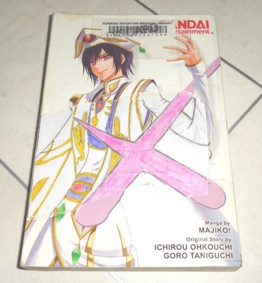 Code Geass Lelouch of the Rebellion Manga Vol 8 Ex Library Please Read Carefully