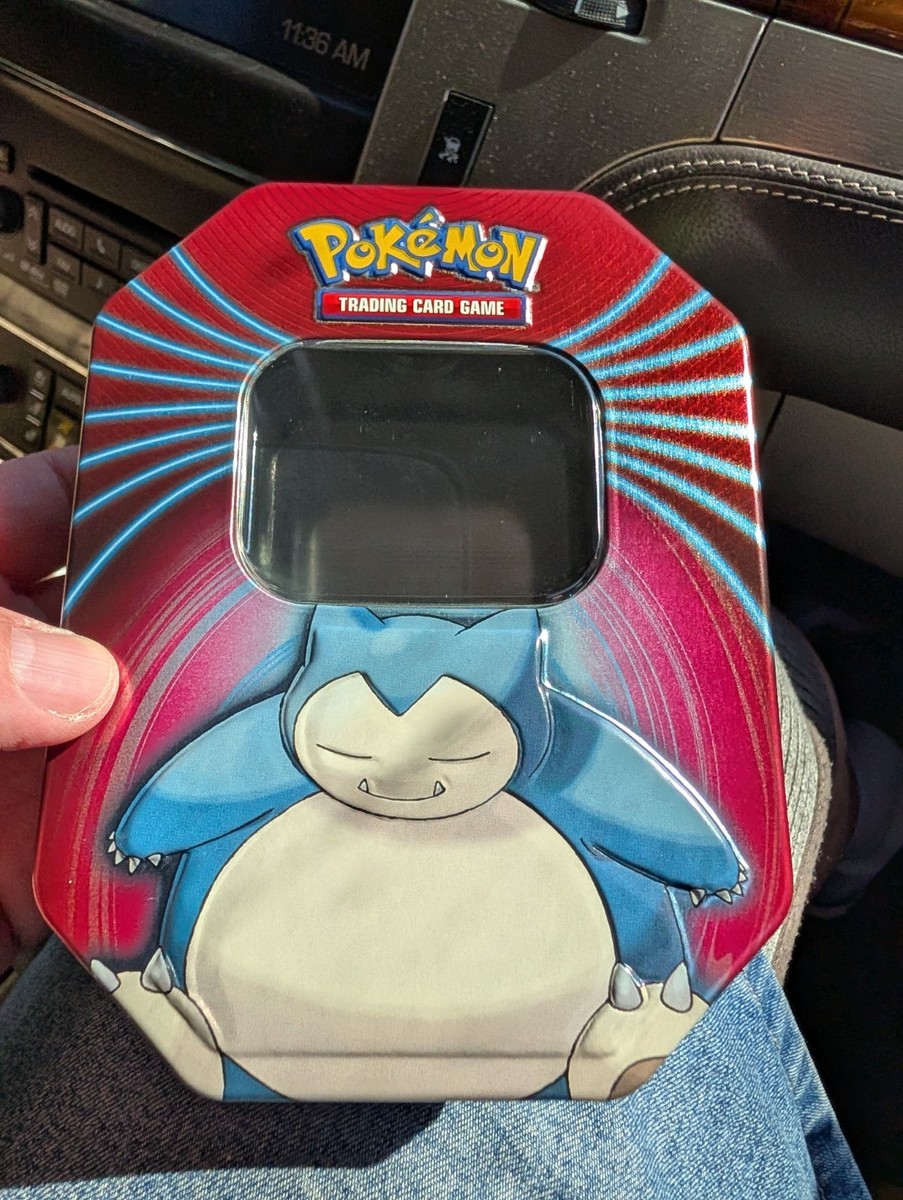 Pokémon TCG (EMPTY) Snorlax Tin | “Knock Out” Tins | eBay