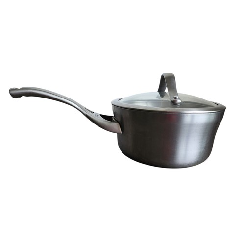 Calphalon Casseruola 1,5 QT con Coperchio in Vetro 87012 Pentola a Induzione Anodizzata Rigida