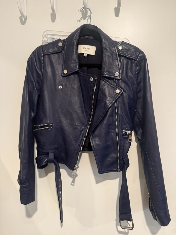 Cami NYC Leather Jacket Medium